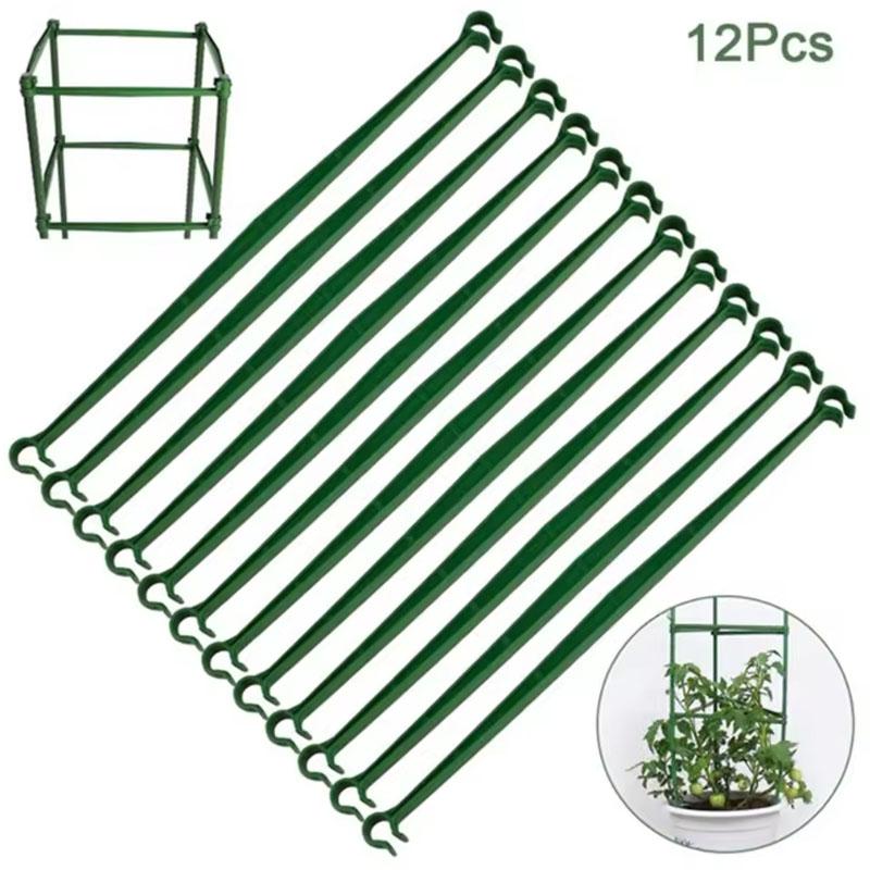 12/24Pcs Stake Arms for Garden Tomato Cage Plant Growth Aid Plant Stem Support Stand
