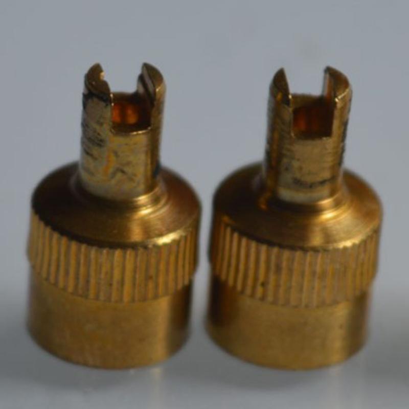 Медная прорезная головка, крышка штока клапана, автомобиль, мотоцикл, колесо клапана, крышка Valvol