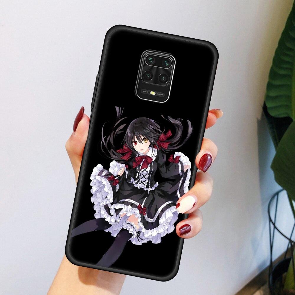 Чехол для телефона Date a Live Tokisaki Kurumi Funda для Xiaomi Redmi Note 8 11 10 Pro 10S 9S 9 9T 8T 9C 9A 8A 7 K40, игровой мягкий чехол