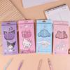 12 Штук Кавайи Sanrio Hello Kitty Цветные Карандаши Cinnamoroll Kuromi My Melody Ручка для Рисования Детская Игрушка для Рисования Канцелярские Товары