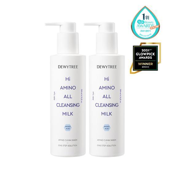 Dewytree High Amino All Cleansing Milk 1+1 Special (200ml+200ml)
