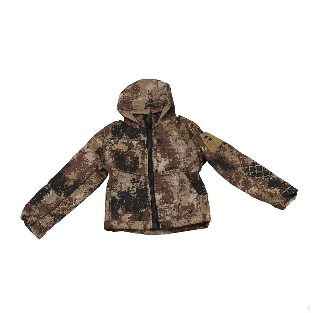 1/6 Coat Handmade Doll Clothes, Miniature Figure Clothes Costume for 12 Inch Figures Body