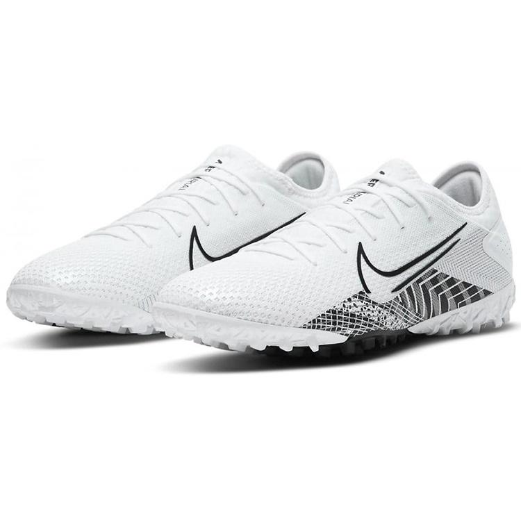 Nike Vapor 13 PRO MDS TF Turf Soccer Shoes White/Black Men's CJ1307-110