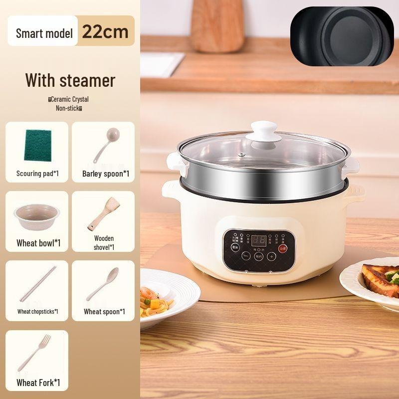Multi-Functional Electric Cooking Pot: Stir-Fry, Noodles, Hot Pot & More