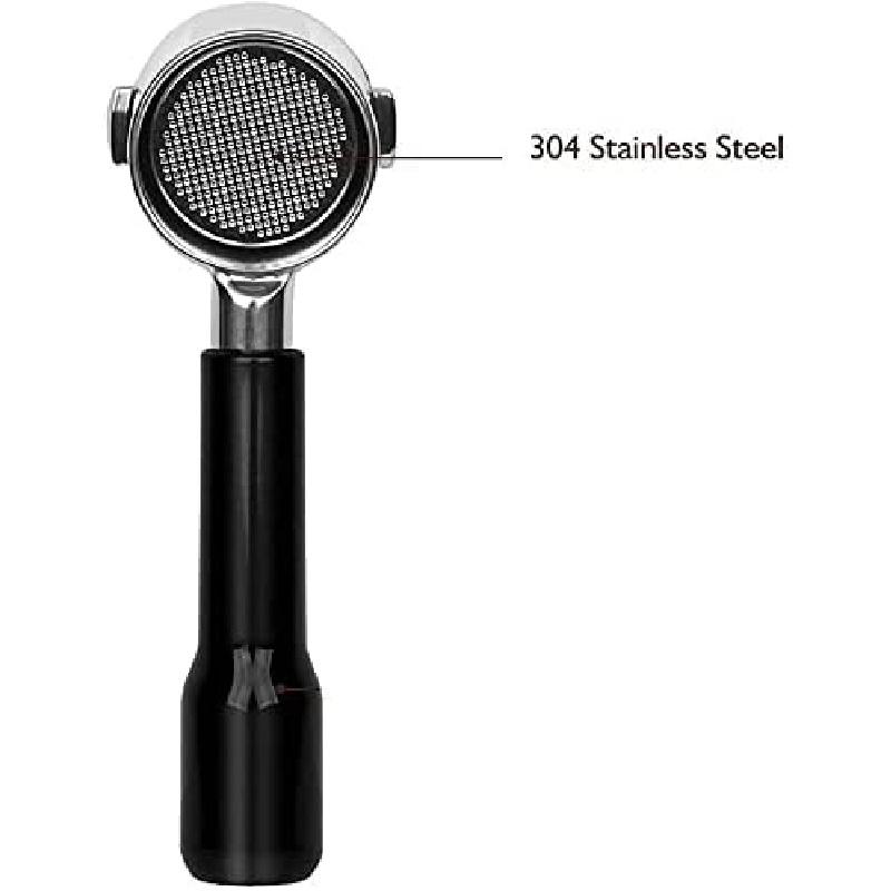 51-мм портафильтр для DeLonghi ecp3420/EC155/bco430/ec260, 51-мм бездонный портафильтр с 2 ушками, сменные детали из нержавеющей стали для ручки DeLonghi