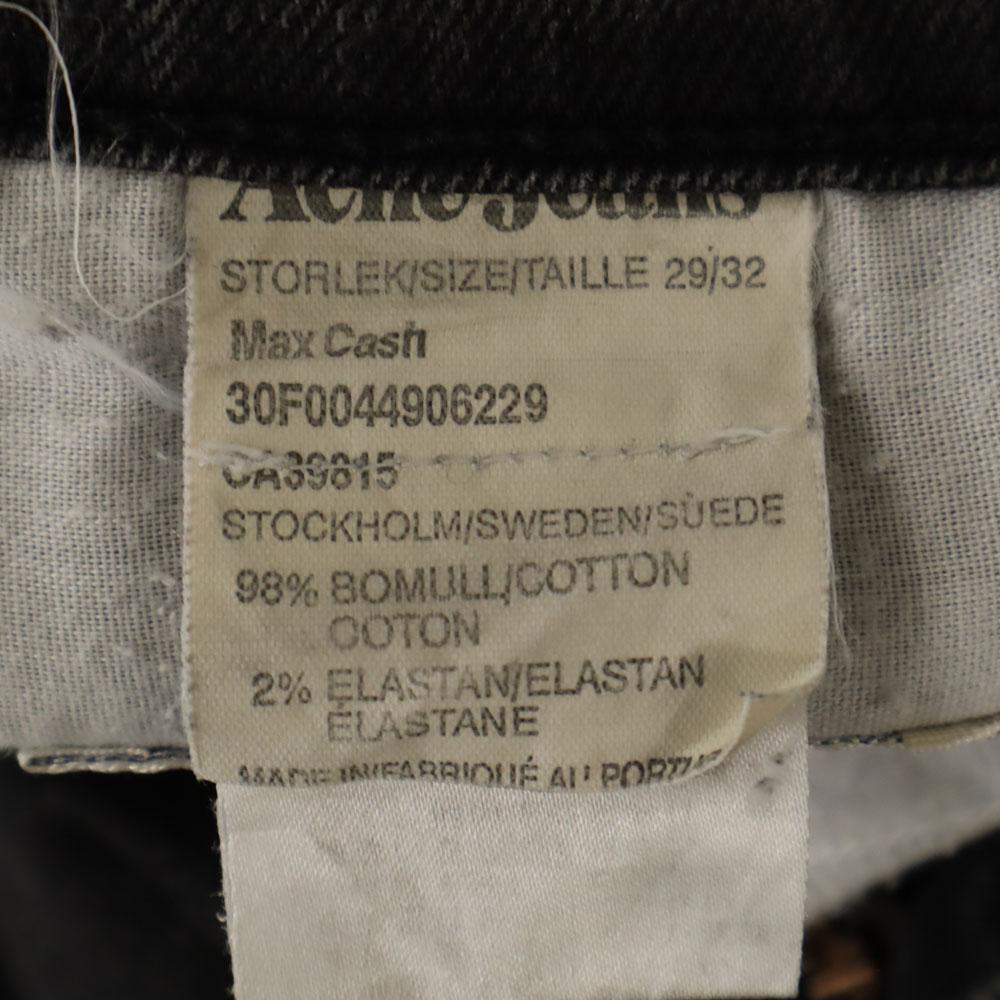 Acne Jeans Сделано в Португалии Стрейчевые брюки w29 черные джинсы Мужские Б/У