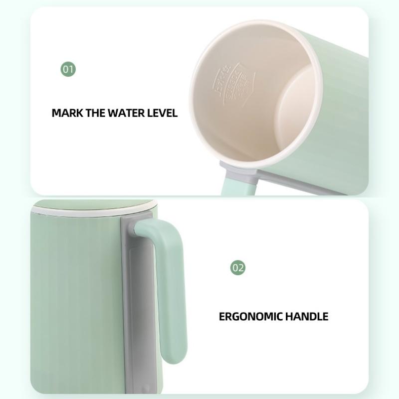 Мини-чашка для воды с электрическим подогревом из нержавеющей стали, многофункциональная чашка для здоровья, чашка с антипригарным покрытием, бытовой электрический чайник для тушения