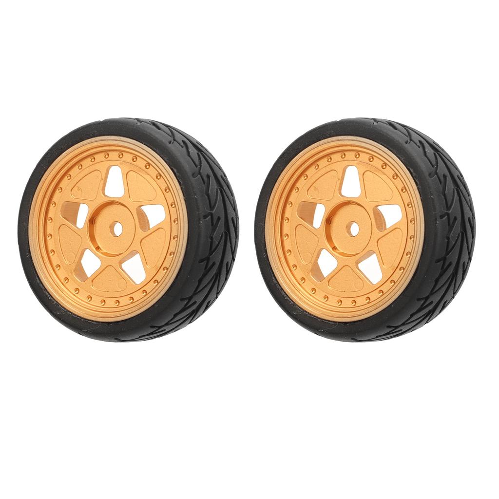 2Pcs RC Car Tires Wheel Rims Replacement for ZD Racing 116 S16 EX16 RC Car Upgarde Parts