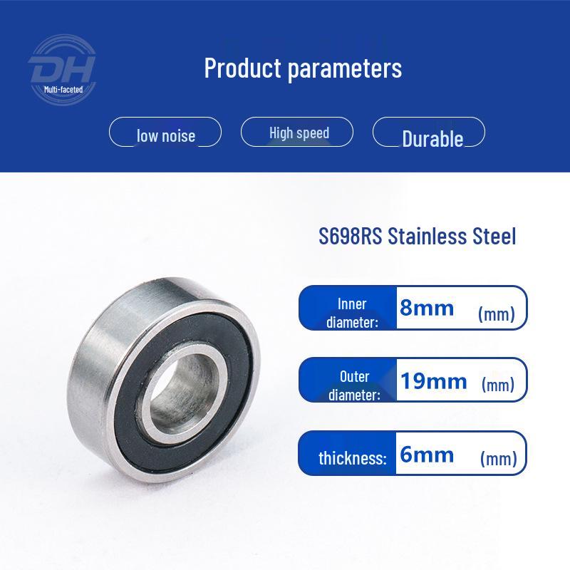 Stainless Steel Miniature Bearings: S6900ZZ, S6901ZZ, S6902ZZ, S694ZZ, S695ZZ, S696ZZ