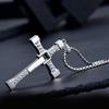 Крест ожерелье кулон для мужчин подарок другу модные украшения