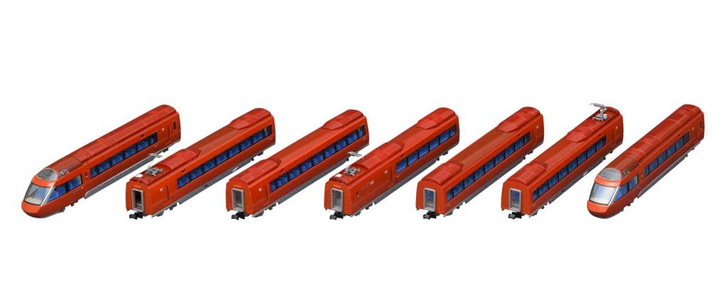 TOMYTEC TOMIX N Gauge Odakyu Romance Car 70000 Type GSE 2nd Formation Set 98744 Модель железнодорожной модели поезда