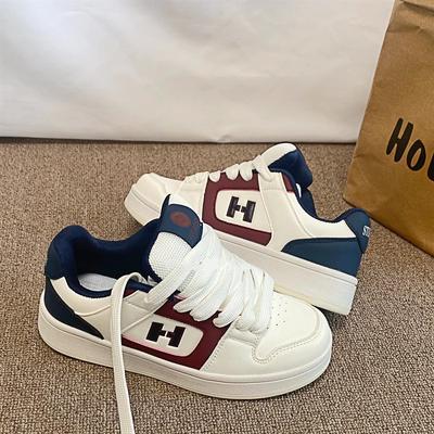 Нишевая обувь женская приливная осенняя новая студенческая универсальная спортивная для отдыха Dexun белая обувь