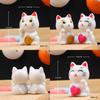Cat Miniature Bonsai Garden Decor With Pvc Cartoon Style For Home And Gift