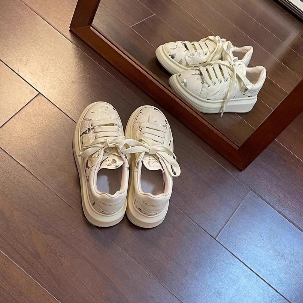 Женская повседневная спортивная обувь на толстой подошве