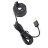 Увлажнитель тумана USB с цветной светодиодной подсветкой 5 В Ультразвуковой распылитель для фонтана, пруда, альпинария, аквариума, раковины Черный