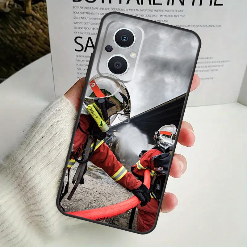 Чехол Пожарный Герой Пожарный для OPPO Reno 8T 4Z 5Z 8 10 11 Pro 4 5 6 7 Lite OPPO Find X6 Pro X3 X2 X5 Lite Чехол