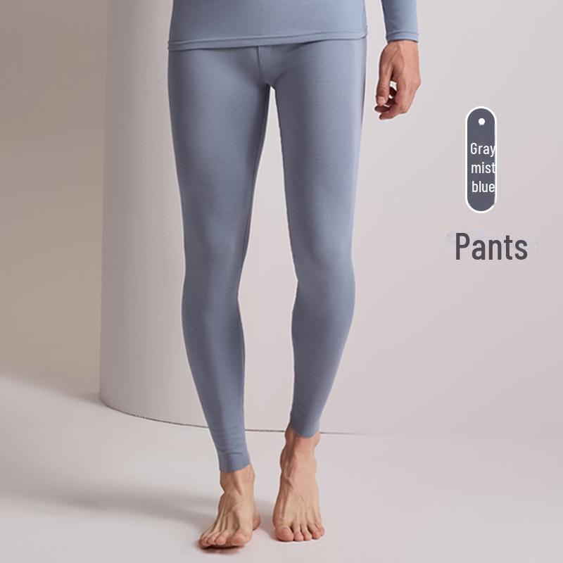 Мужской комплект термобелья из кашемира и шелка: Теплый начесанный верх и низ на осень/зиму