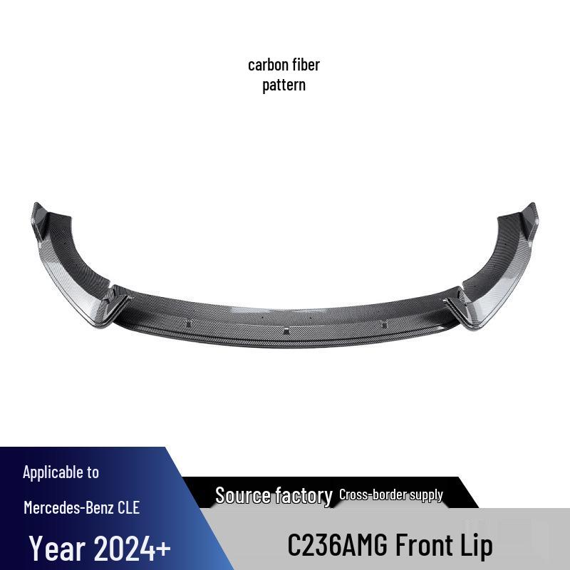 Mercedes-Benz C-Class Front Lip, Grille, Side Skirts, Rear Diffuser, Tailpipe Trim, Tail Wing Modifications