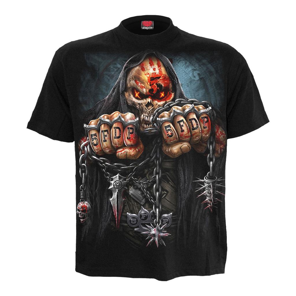 Five Finger Death Punch Unisex Adult Game Over Back Print T-Shirt