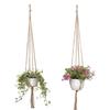 Plant Hanger, 6 Pieces Hanging Planter Flower Pot Plant Holder Basket Jute Rope Holder for Indoor Outdoor 105cm
