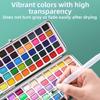 50/72/90/100/128 Color Watercolor Pigment Kit Portable DIY Painting Kit  School