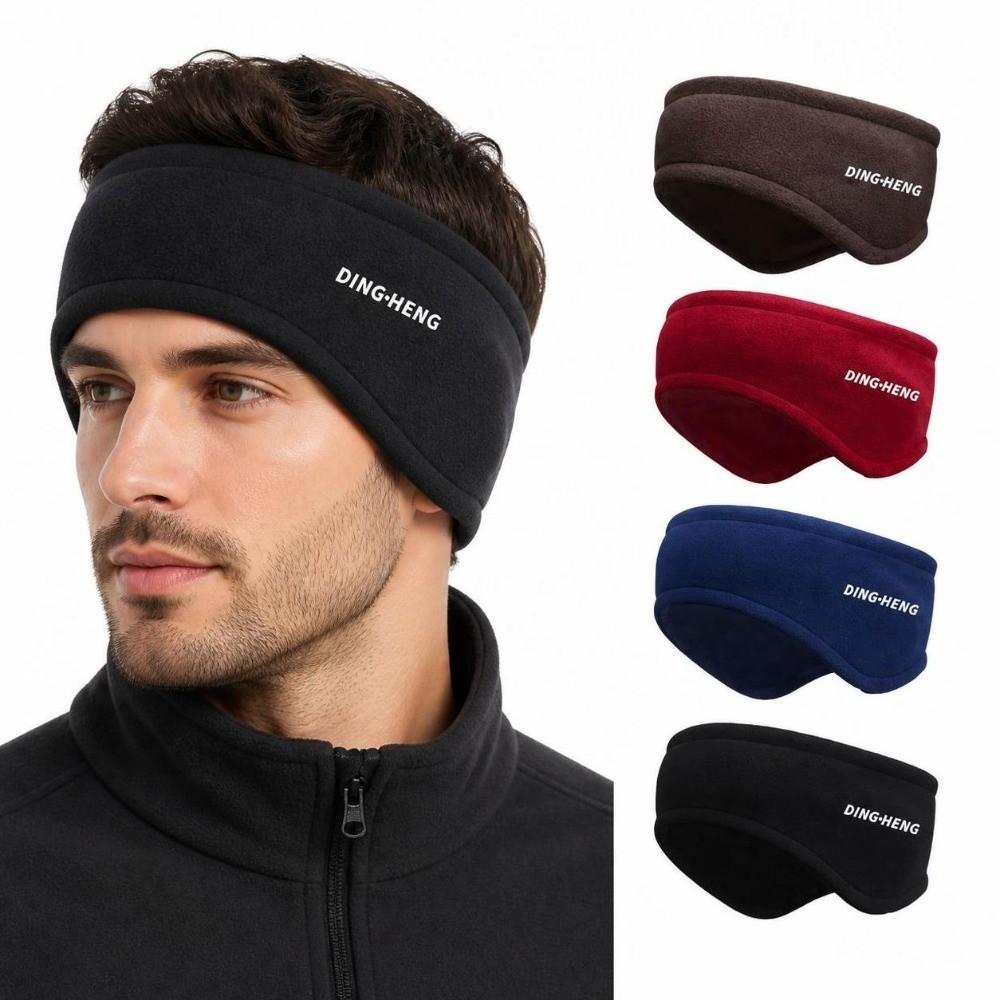 Stretchy Winter Earmuffs Polar Fleece Sports Earmuffs New Ear Warmers Headband Men Women