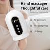 Wireless Hand Massager with Heat Compression Finger Palm Massager with 3 Modes Pressure Therapy for Sensitive Hands Relaxation