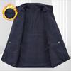 Double Sided Thick Vest with Fleece Pockets and Outdoor Men's Plus Size Vest In Spring and Autumn, Sleeveless Camisole Jacket
