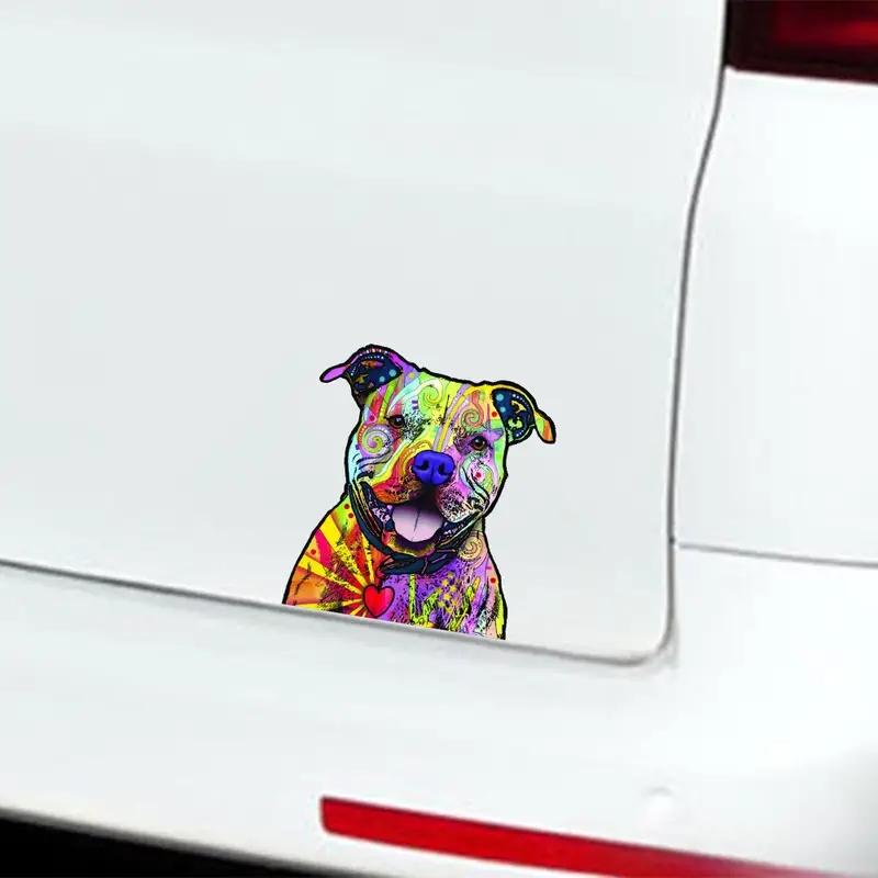 Pit Bull Dog Car Stickers Vinyl Sticker Decal For Windows, Bumpers, Laptops Waterproof Car Accessories JM41