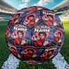 Custom Name Personalized Michael Jackson Print Size 5 Soccer Ball Training & Match Football, for Team, Kicking, Gift for Football