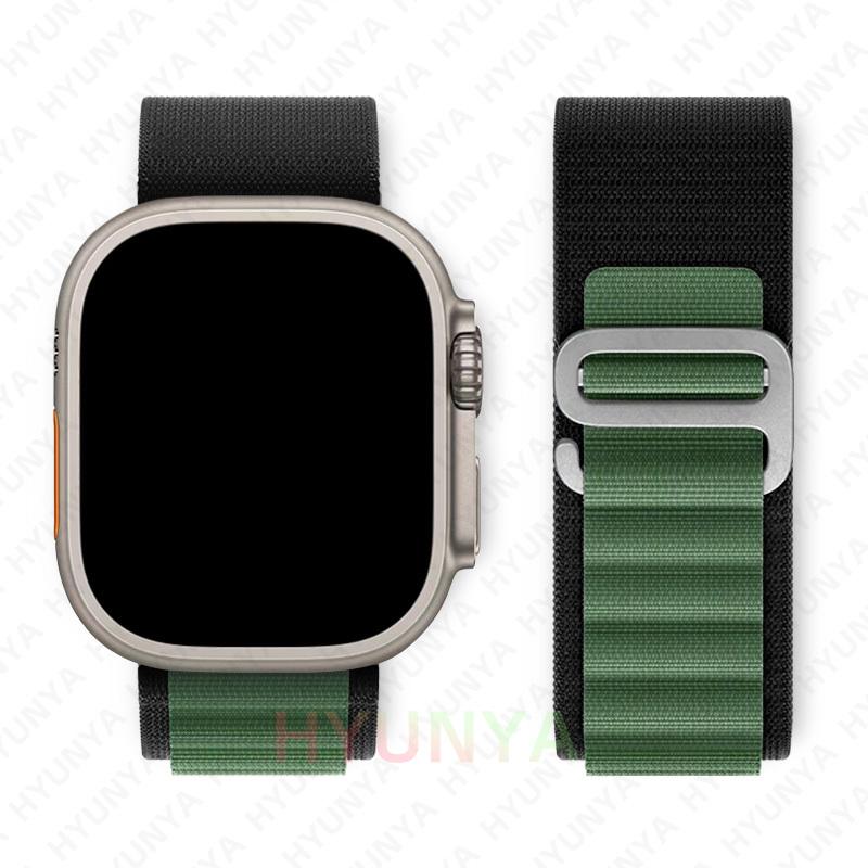 Альпийский ремешок для Apple Watch Band Series 10 9 8 7 SE Ultra 2 41мм 42мм 45мм 46мм 49мм 40мм 44мм IWatch Correa Ремешок Браслет