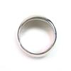 Excellent CHANEL Ring Logo engraved wide Silver SV925 Women Used