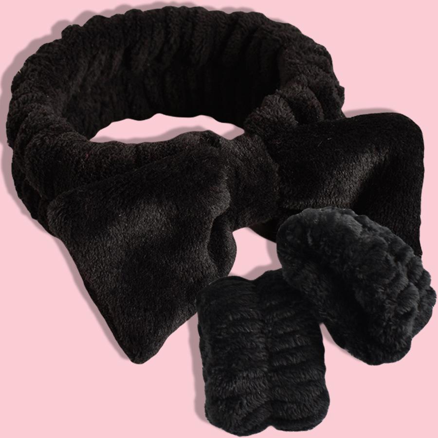 Мягкая повязка на голову с бантом, туалетная резинка, многоцветная, матовая, с матовым покрытием, большая заколка, высокоэластичная резинка для волос, набор из 16 штук