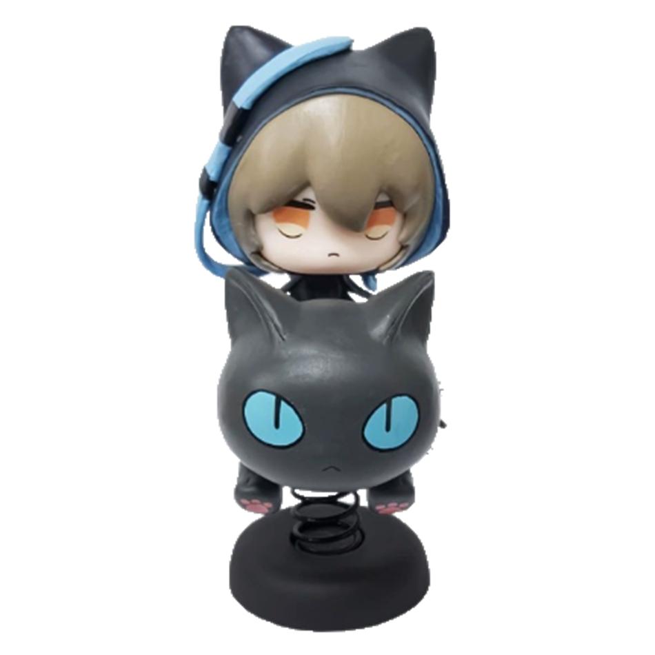 Подарок APEX-TOYS Arknights Счастливый Шейк Фантом Q-версия Качающаяся Музыкальная Аниме Фигурка ПВХ Модель Коллекционная для Мальчиков