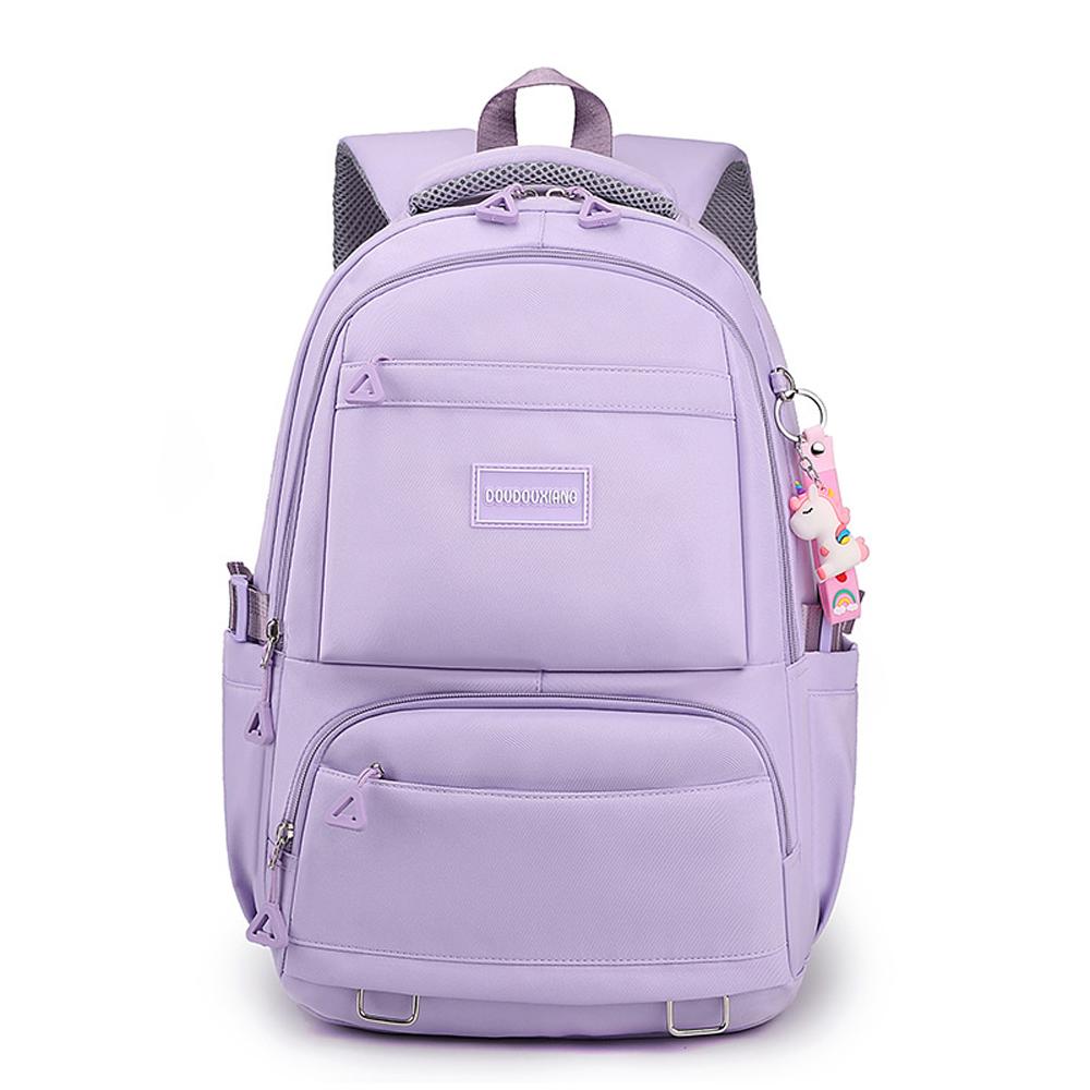 Большой школьный дорожный рюкзак на молнии с отделением для ноутбука, ремнем для багажа, защита от кражи, прочный