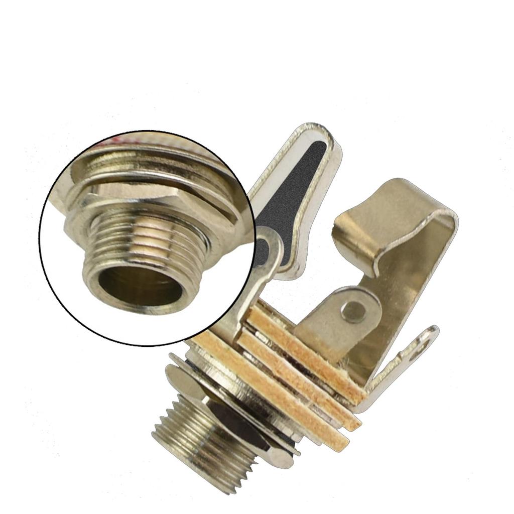 YINKE DIY Педаль эффектов Открытый разъем Стереоразъем для гитары и бас-гитары Высокого качества Активный Идеально подходит для 6,35 мм (Набор 3) - Тип, Вход/Выход