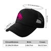122 Eva Pink Baseball Cap New In The Hat Bobble Hat derby hat Anime Hats Woman Mens