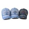 New Men's and Women's Denim Washed Ripped Baseball Caps Scrubbed Super Good Feel High Quality Cap