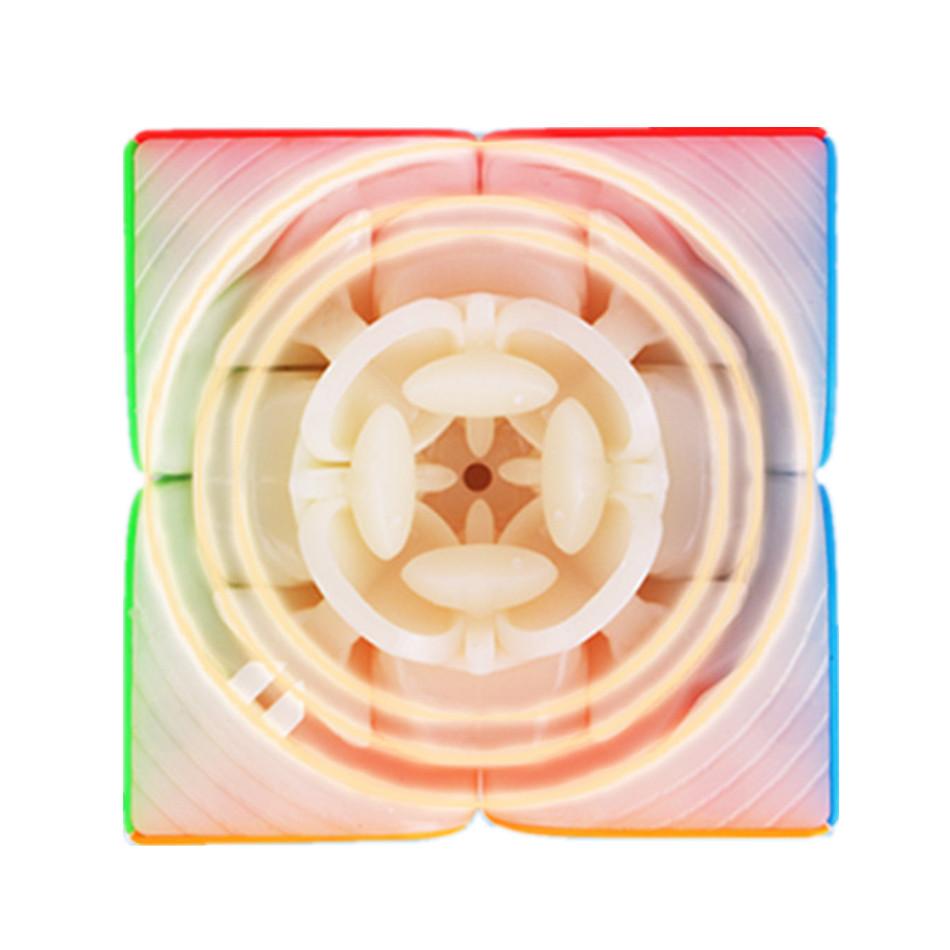 Little Magic 2x2 Магнитный магический куб Speed ​​Little Magic 2x2x2 Magic Cube 2 слоя Speed ​​Cube Профессиональные игрушки-головоломки