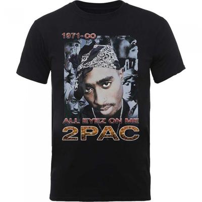 Хлопковая футболка унисекс для взрослых Тупак Шакур All Eyez 1971