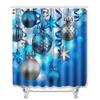 Christmas Household Bathroom Shower Curtain Four-Piece Bathroom Non-Slip Door Mat Bedroom Living Room Floor Mat Carpet