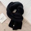 Selected Australian Pure Wool 100% Wool Scarf Solid Color Versatile Women'S New Winter Warm Knitted Scarf