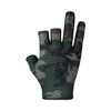 Daiwa Перчатки Quick Dry 3 Cut Green Camo L DG-6423