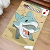 Custom personalization Jeff the Land Shark Print Area Rug - Soft, Washable Non-Slip Indoor Mat,Living Room,Home&Office Decorative Rug