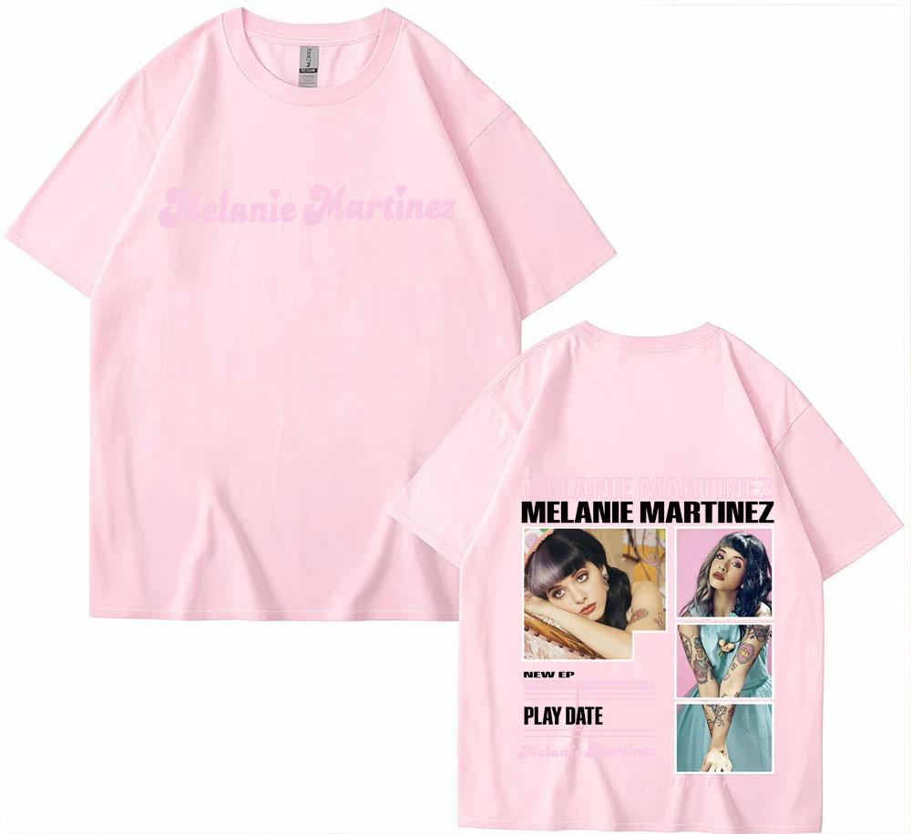 Singer Melanie Martinez Album Graphic Tshirts Men Women Vintage Summer Pop Fashion TShirt Short Sleeve Casual Oversized Tshirt