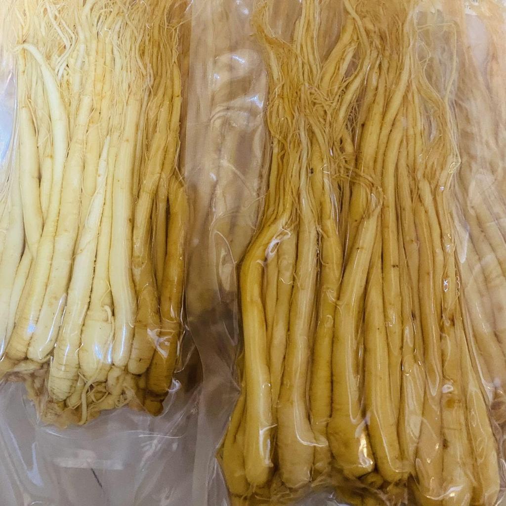 Korean Ginseng Value 110g for Medicinal Liquor and Cooking Changbai Mountain Ginseng Value Tanpopo Honpo (Raw) Pack, (Approx. 30-40 Stalks)