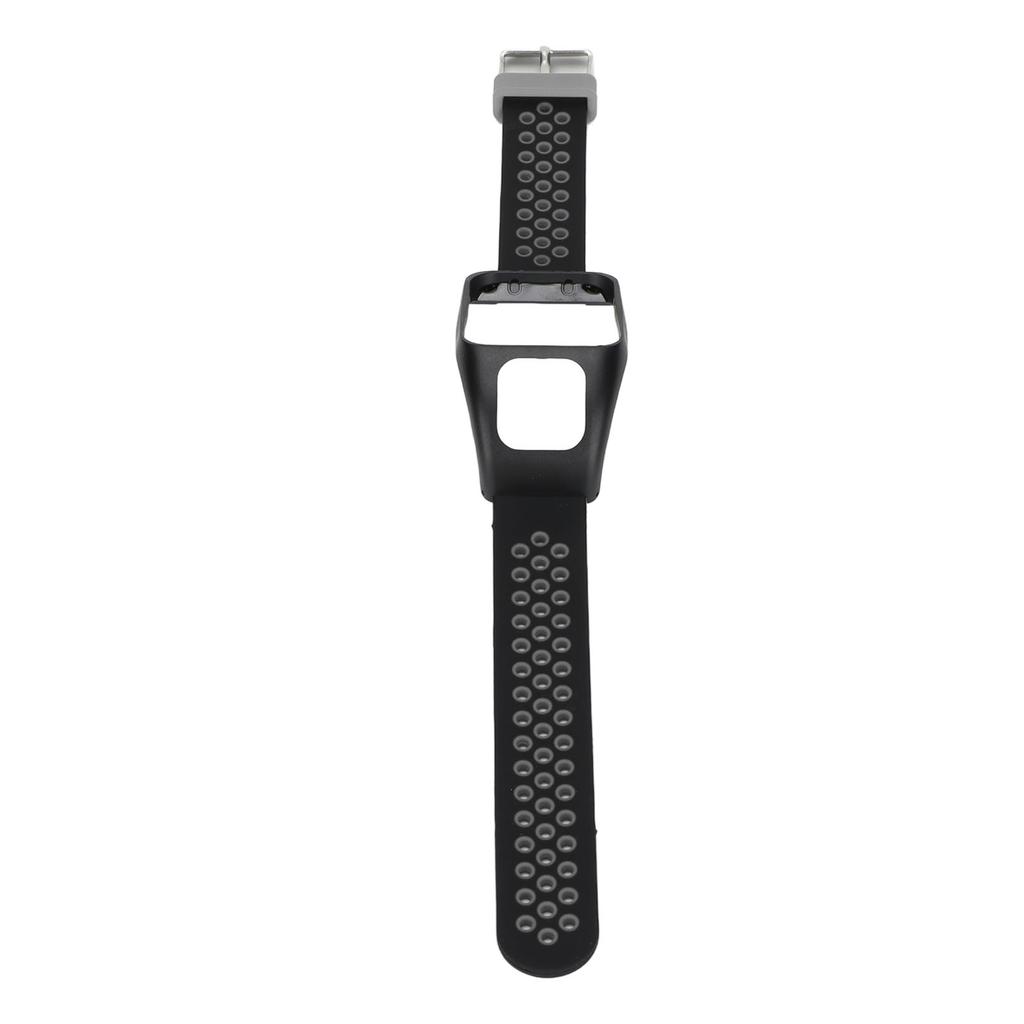 Smartwatch Band Silicone Wrist Watch Strap Dual Color with Pin Buckle for TOMTOM Runner3