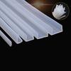 1 Meter U Channel Silicone Rubber Shower Door Glass Sealing Strip Edge Trim Glazing Weatherstrip Edge Guard