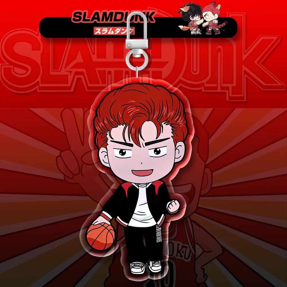 10 см THE FIRST SLAM DUNK Брелок для ключей от машины Подвеска Акриловый брелок Аниме Товары Аксессуары Украшения Страстные Подарки