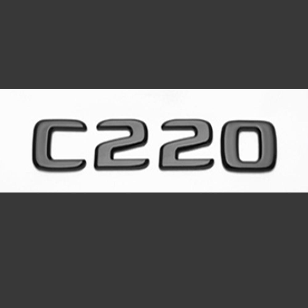 JDW3  For Mercedes Benz AMG W204 W205 W206 C200 C220 C220d C300 C400 C250 C260 Logo Car ABS 3D Trunk Letter Logo Badges Accessories